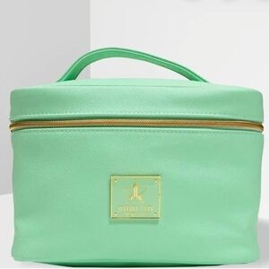 Jeffree Star Mint Green Cosmetic Bag with Gold Zipper